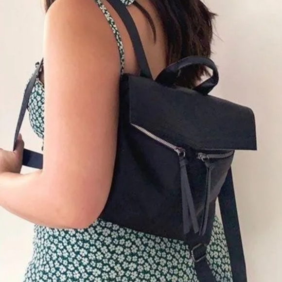 Botkier Handbags - NWT Botkier New York Black Nylon Backpack
